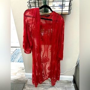 Beautiful sheer coverup